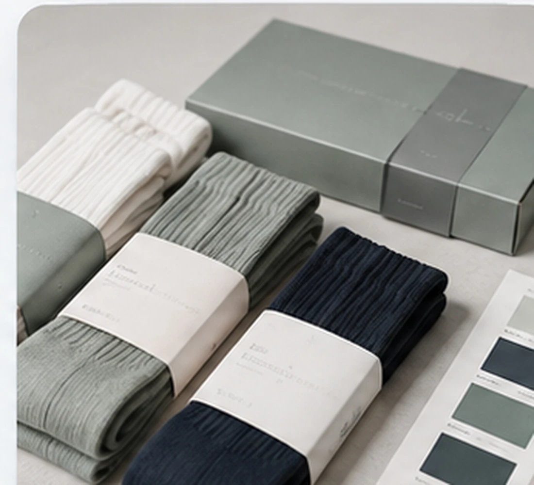 Private label and packaging direction for sock branding development