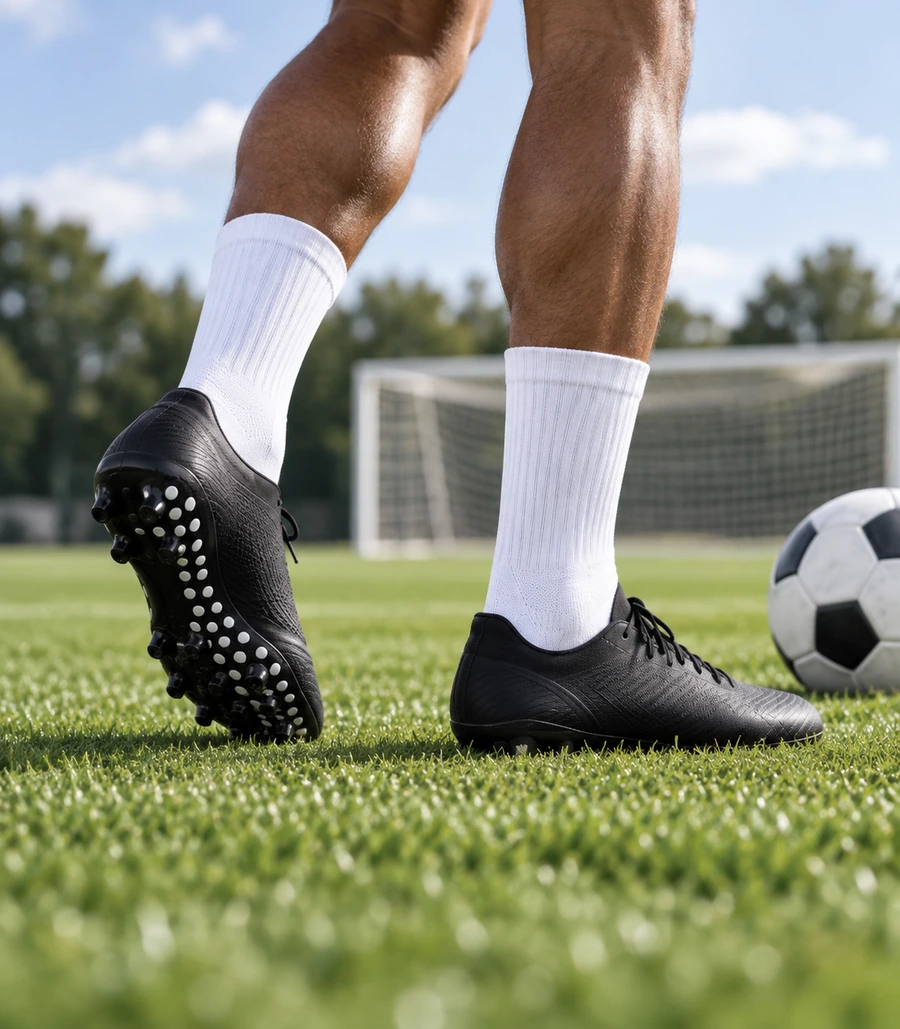 Football teamwear grip sock use and seasonal club program reference